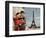 Couple and Eiffel Tower-null-Framed Giclee Print