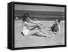 Couple at the Beach-Philip Gendreau-Framed Stretched Canvas