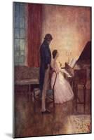 Couple at the Piano-Norman Price-Mounted Art Print