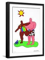 Couple Au Soleil-Niki De Saint Phalle-Framed Premium Edition