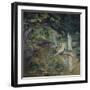 Couple bathing in the forest-Bernhard Dorotheus Folkestad-Framed Giclee Print