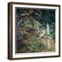 Couple bathing in the forest-Bernhard Dorotheus Folkestad-Framed Giclee Print