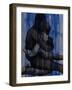 Couple (Blue)-Graham Dean-Framed Giclee Print