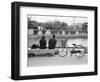 Couple by the Kyobashigawa River, Hiroshima, Japan-Walter Bibikow-Framed Photographic Print