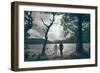 Couple Celebrating their Marriage-Clive Nolan-Framed Photographic Print