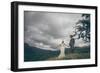 Couple Celebrating their Marriage-Clive Nolan-Framed Photographic Print