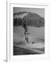 Couple Competing in the National Water Skiing Championship Tournament-null-Framed Photographic Print