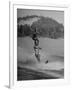 Couple Competing in the National Water Skiing Championship Tournament-null-Framed Photographic Print