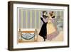 Couple dancing 1830-Ernest Louis Lessieux-Framed Giclee Print