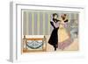 Couple dancing 1830-Ernest Louis Lessieux-Framed Giclee Print