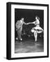 Couple Dancing in a Jitterbug Contest-null-Framed Photographic Print