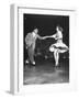 Couple Dancing in a Jitterbug Contest-null-Framed Photographic Print