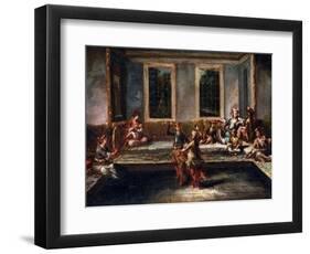 Couple Dancing in the Harem Par Guardi, Giovanni Antonio (1699-1760). Oil on Canvas, Size : 44X61,5-Giovanni Antonio Guardi-Framed Giclee Print