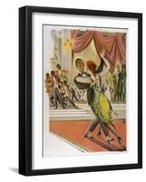 Couple Dancing Jazz 1920-null-Framed Art Print