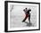 Couple dancing Tango on cobblestone road-null-Framed Art Print