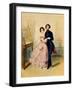 Couple dancing the waltz-Frederic Sorrieu-Framed Giclee Print