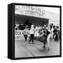 Couple Dancing to Bill Gregory's Band. August 1958-Staff-Framed Stretched Canvas