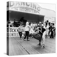 Couple Dancing to Bill Gregory's Band. August 1958-Staff-Stretched Canvas