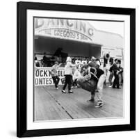 Couple Dancing to Bill Gregory's Band. August 1958-Staff-Framed Photographic Print