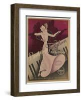 Couple Dancing to Popular Songs of the Day Such as Schade Dass Man Per Telefon Nicht Kussen Kann-Knut Hilscher-Framed Photographic Print