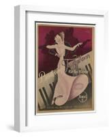 Couple Dancing to Popular Songs of the Day Such as Schade Dass Man Per Telefon Nicht Kussen Kann-Knut Hilscher-Framed Photographic Print