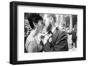 Couple Dancing Together at the Metropolitan Museum of Art Fashion Ball, NY, November 1960-Walter Sanders-Framed Photographic Print