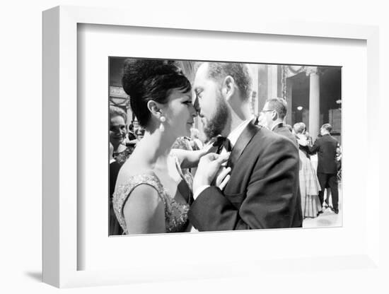 Couple Dancing Together at the Metropolitan Museum of Art Fashion Ball, NY, November 1960-Walter Sanders-Framed Photographic Print