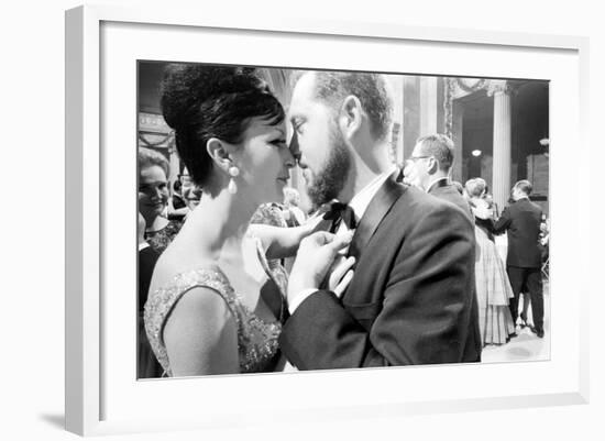 Couple Dancing Together at the Metropolitan Museum of Art Fashion Ball, NY, November 1960-Walter Sanders-Framed Photographic Print