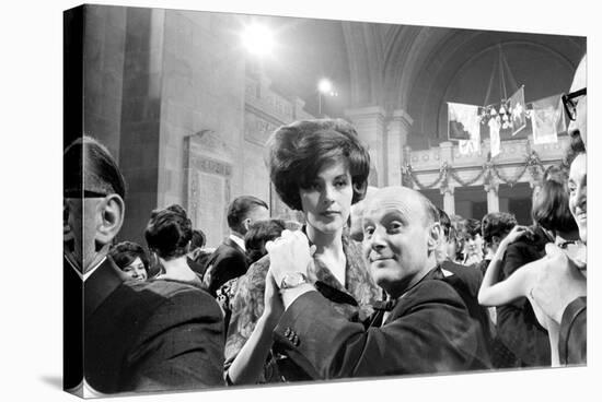 Couple Dancing Together at the Metropolitan Museum of Art Fashion Ball, NY, November 1960-Walter Sanders-Stretched Canvas