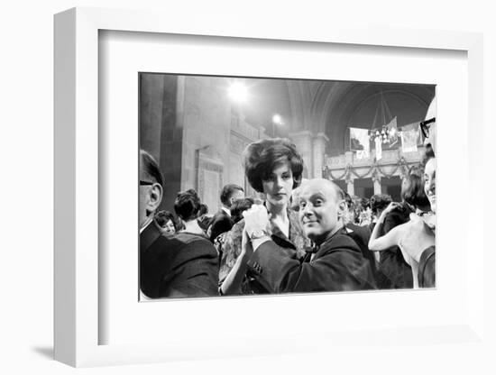 Couple Dancing Together at the Metropolitan Museum of Art Fashion Ball, NY, November 1960-Walter Sanders-Framed Photographic Print