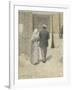 Couple dans la rue-Charles Angrand-Framed Giclee Print