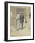 Couple dans la rue-Charles Angrand-Framed Giclee Print