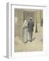 Couple dans la rue-Charles Angrand-Framed Giclee Print