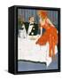 Couple Drinking 1908-null-Framed Stretched Canvas