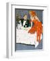 Couple Drinking 1908-null-Framed Photographic Print