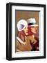 Couple Driving-Marcello Dudovich-Framed Premium Giclee Print