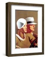 Couple Driving-Marcello Dudovich-Framed Premium Giclee Print