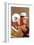 Couple Driving-Marcello Dudovich-Framed Premium Giclee Print