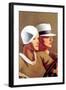 Couple Driving-Marcello Dudovich-Framed Premium Giclee Print