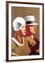 Couple Driving-Marcello Dudovich-Framed Premium Giclee Print