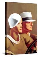 Couple Driving-Marcello Dudovich-Stretched Canvas