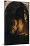 Couple éclairé par une bougie-Godfried Schalcken-Mounted Giclee Print