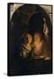 Couple éclairé par une bougie-Godfried Schalcken-Framed Stretched Canvas