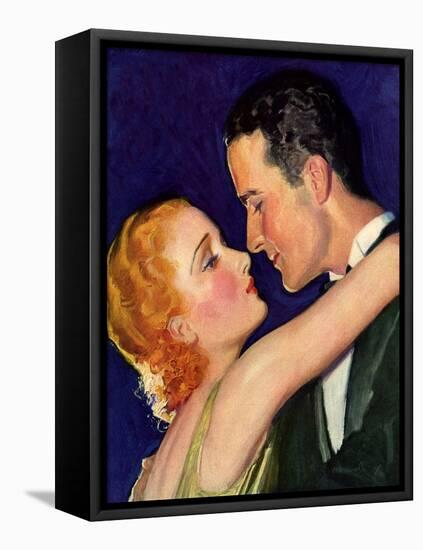 Couple Embracing, 1932-McClelland Barclay-Framed Stretched Canvas