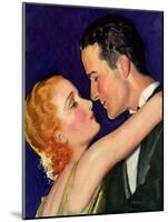 Couple Embracing, 1932-McClelland Barclay-Mounted Giclee Print