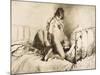 Couple Engaged in Foreplay, Plate 6 from Liebe-Mihaly von Zichy-Mounted Giclee Print