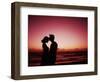 Couple Enjoying a Romantic Sunset on the Beach-Bill Bachmann-Framed Photographic Print