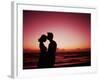 Couple Enjoying a Romantic Sunset on the Beach-Bill Bachmann-Framed Photographic Print