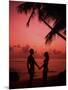 Couple Enjoying a Romantic Sunset on the Beach-Bill Bachmann-Mounted Premium Photographic Print