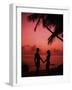 Couple Enjoying a Romantic Sunset on the Beach-Bill Bachmann-Framed Photographic Print